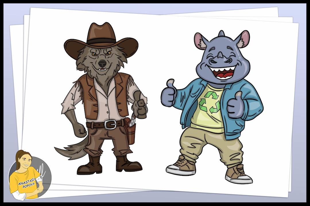 Development of a raster character
